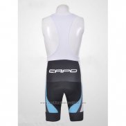 2011 Maillot Cyclisme Capo Noir et Blanc 4 Manches Courtes et Cuissard